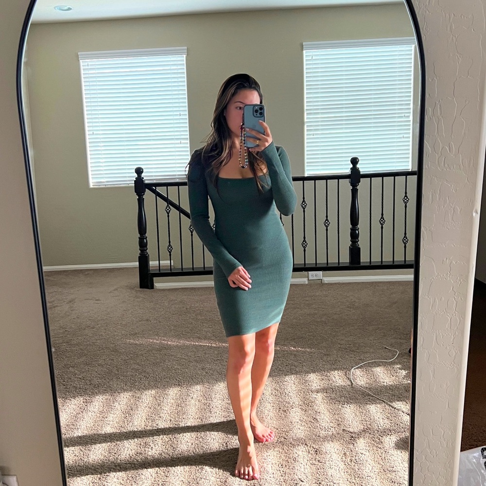 New Olive Zara Dress